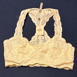 Free People Lace Bralette in Cream